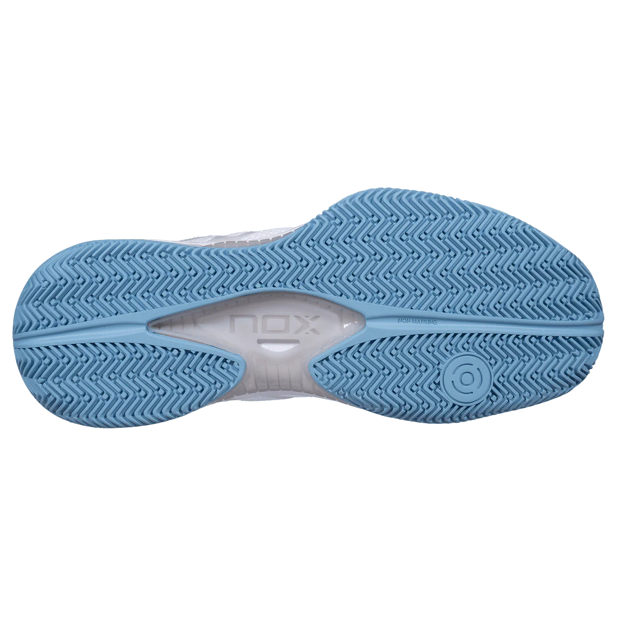 Zapatillas de Pádel NERBO Blanco/Azul Atardecer - Image 3