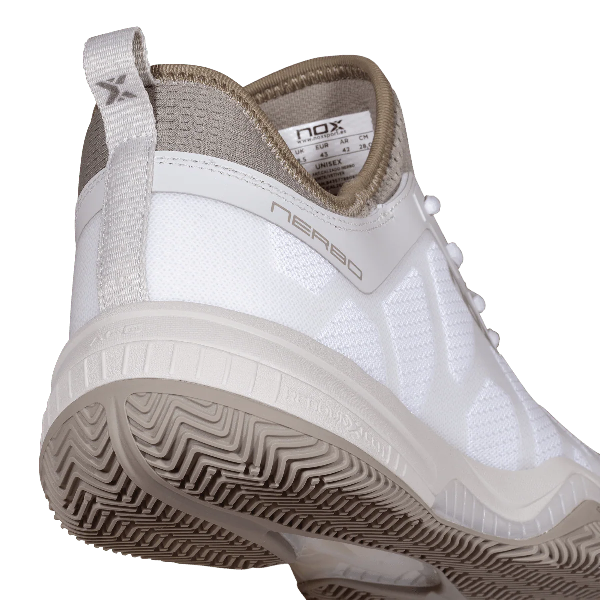 Zapatillas de Pádel NERBO Blanco/Verde Vetiver - Image 8