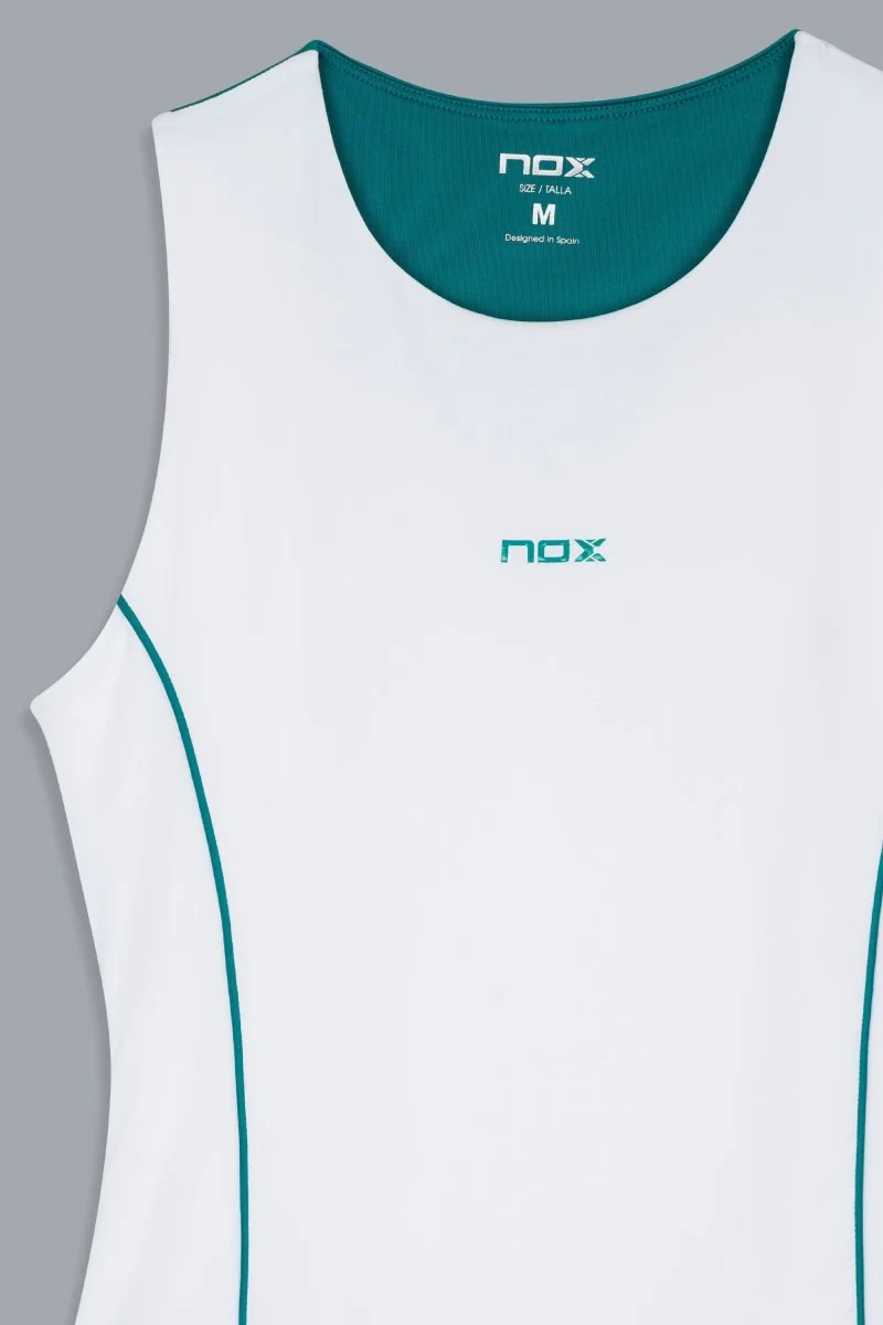Camiseta Tirantes PRO Mujer White/Ivy Green - Image 9