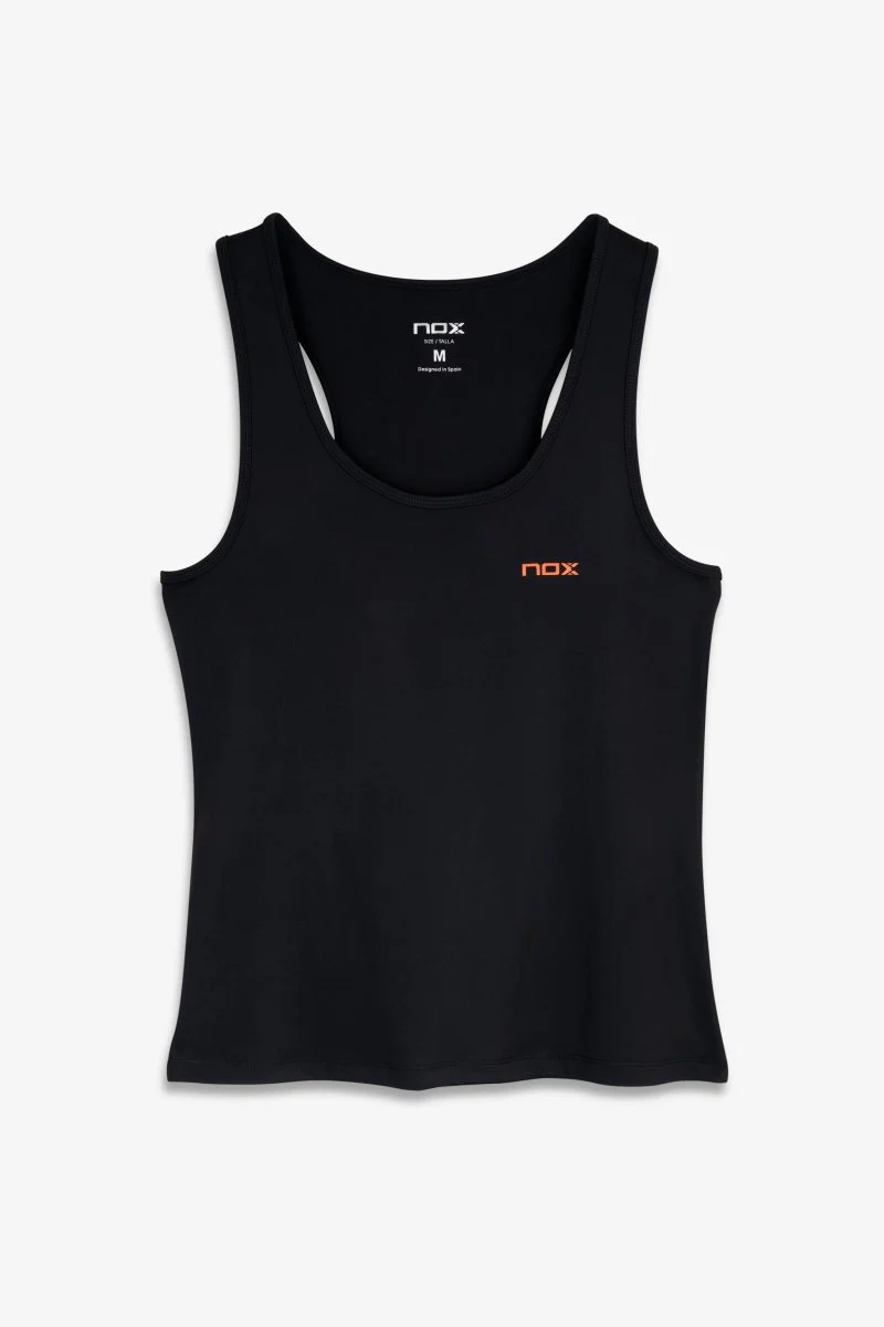 Camiseta Tirantes Mujer TEAM Negro - Image 5
