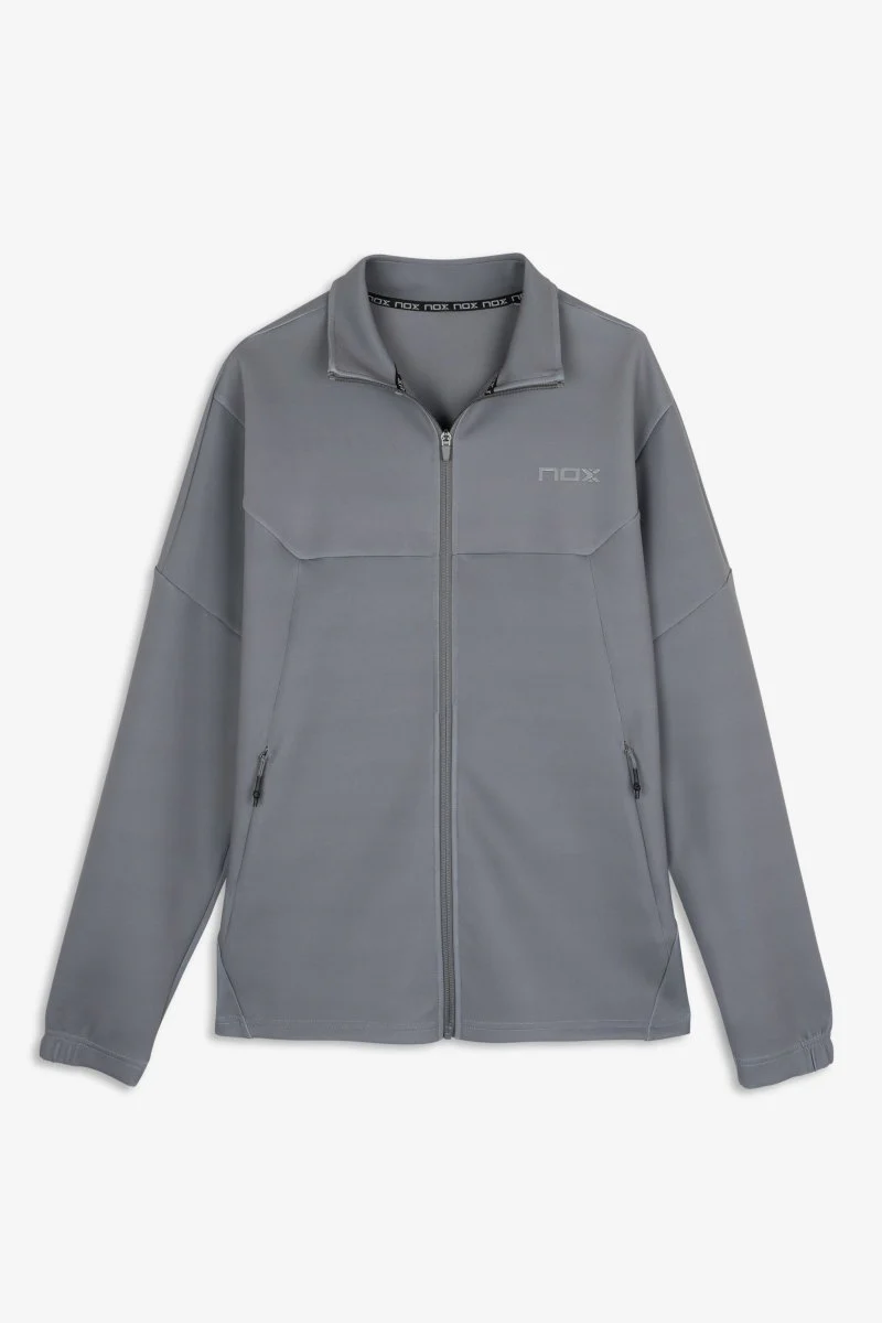 Chaqueta Deportiva hombre TEAM gris luna - Image 4